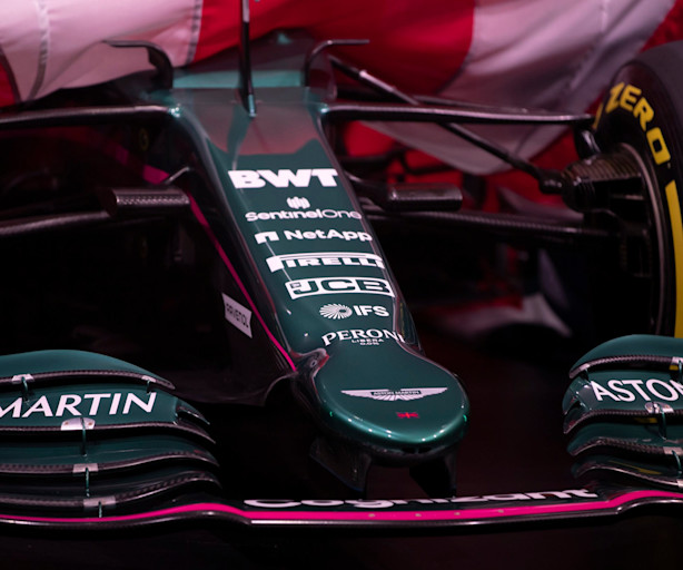 AMR21 nose uncovered