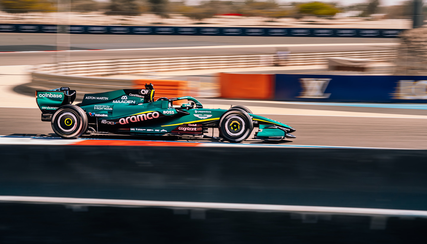 day 1 pre-season testing homepage desktop hero