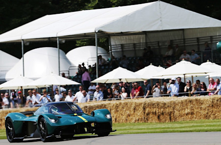 The Aston Martin Valkyrie wows onlookers