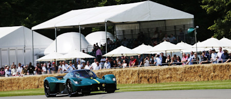 The Aston Martin Valkyrie wows onlookers