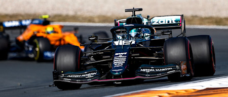 Lance spent the majority of the Dutch Grand Prix in a train of cars, despite his strong race pace