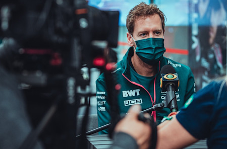 Seb catches up with the media to give his thoughts on the weekend ahead.