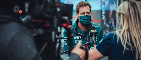 Seb catches up with the media to give his thoughts on the weekend ahead.