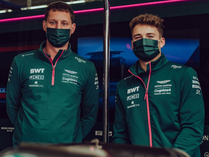 Support Mechanics Danny Davey and Andy Rush