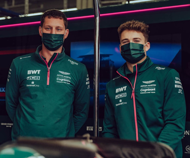 Support Mechanics Danny Davey and Andy Rush 