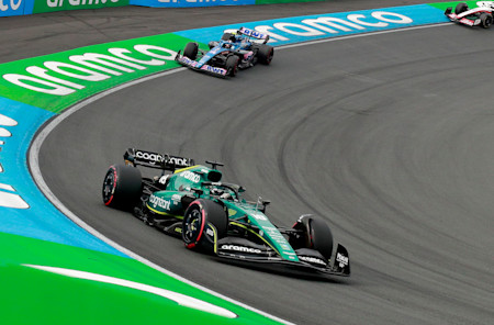 Lance battled with the Alpines in the race, but Safety Car timing affected his race considerably.