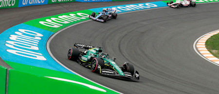 Lance battled with the Alpines in the race, but Safety Car timing affected his race considerably.