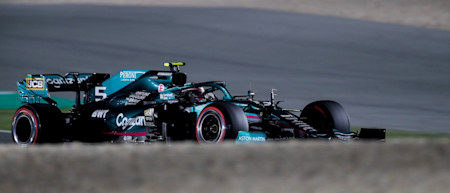 Sebastian made it to Q3 in qualifying for the 2021 Qatar Grand Prix, eventually securing 10th.