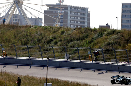 The final corner at Zandvoort features 18-degree banking, which is steeper than Indianapolis Motor Speedway