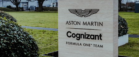 Aston Martin Cognizant Formula One™ Team sign