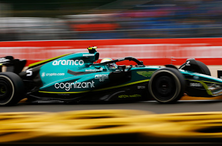 Sebastian showed plenty of pace in the race, and was battling with the Alpines throughout.