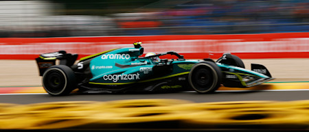 Sebastian showed plenty of pace in the race, and was battling with the Alpines throughout.