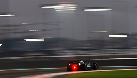 Lance pushes the AMR24 on a set of Soft tyres