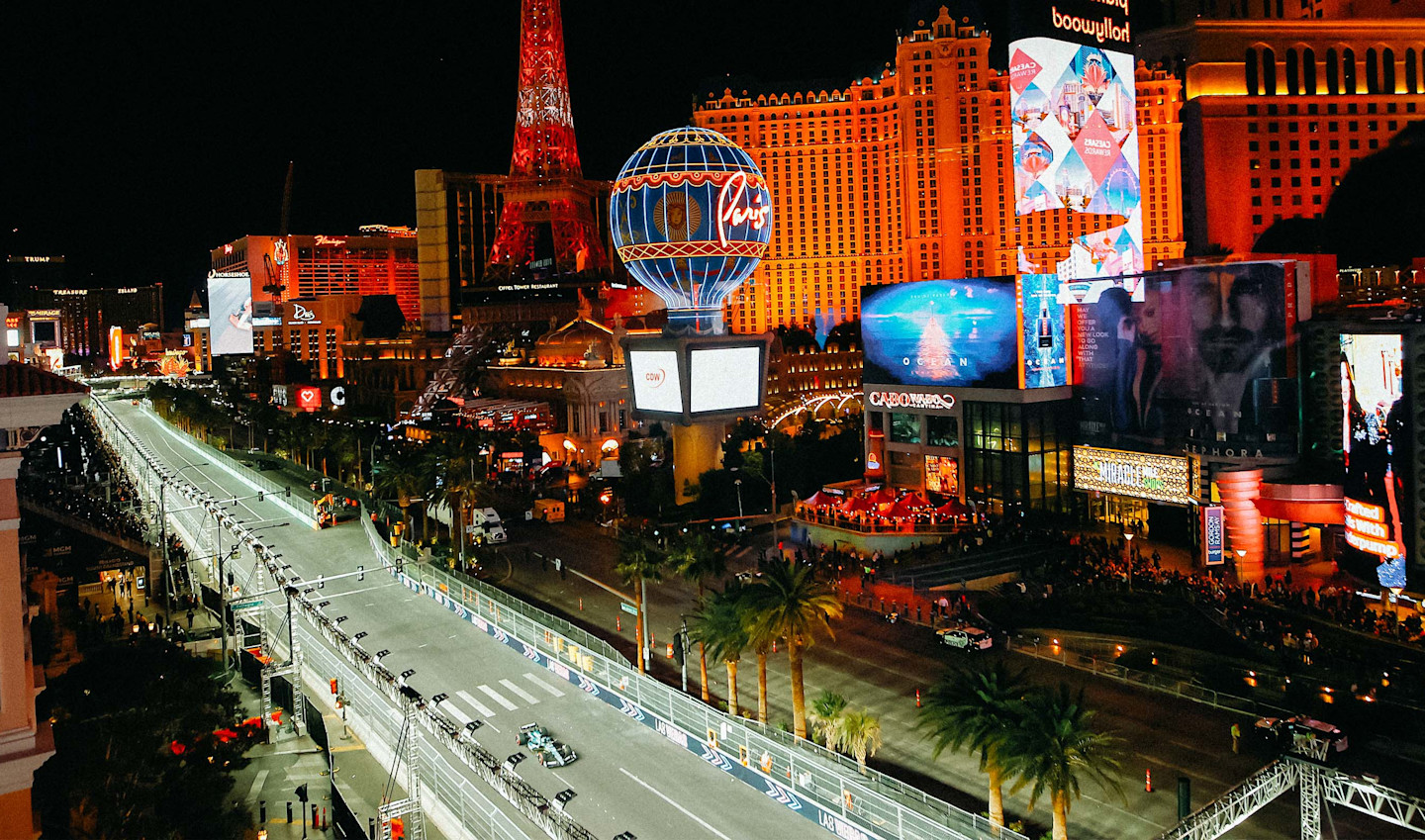 Las Vegas track insights header