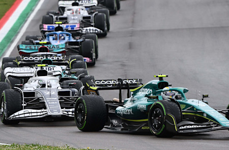 Sebastian ran in ninth after the opening-lap Safety Car