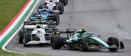 Sebastian ran in ninth after the opening-lap Safety Car