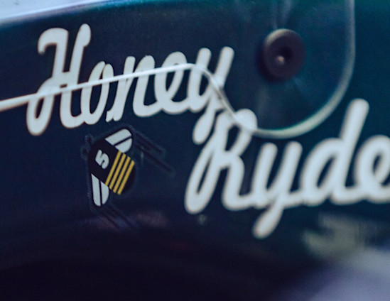 Sebastian's Honey Ryder AMR21 inscription