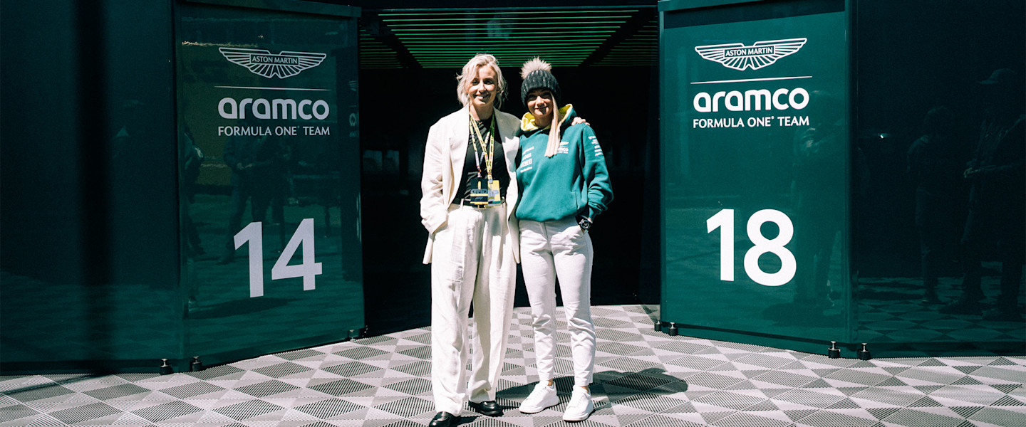 England Lionesses captain Leah Williamson joined in our home race celebrations.