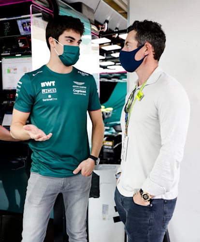 Lance Stroll and Rory McIlroy