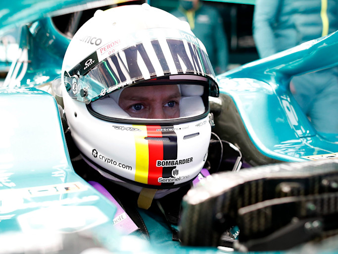 Sebastian Vettel, 2022 Barcelona testing