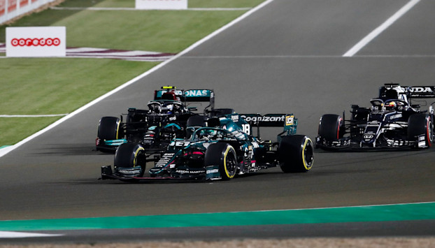 Lance overtakes Tsunoda