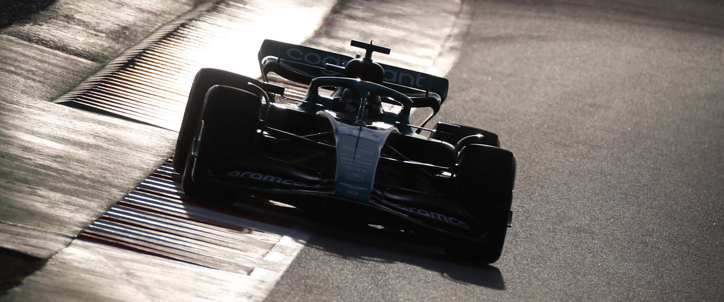 Lance Stroll, 2022 Barcelona testing