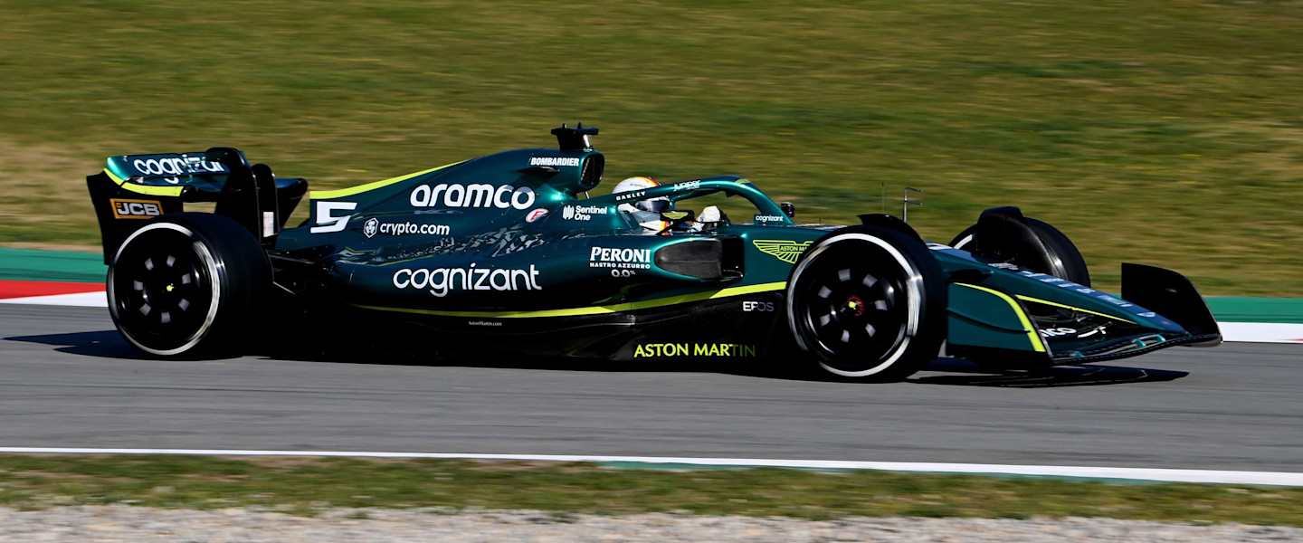 Sebastian Vettel, 2022 Barcelona testing