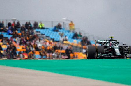 Sebastian runs on the Medium tyre in Turkey