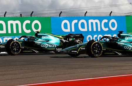 Sebastian and Lance both ran towards the front of the field in the early part of the Grand Prix.