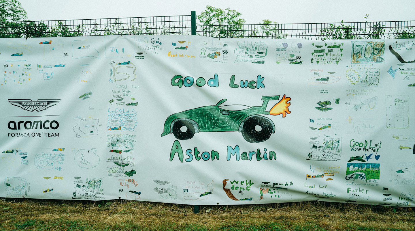 A big thank you to the children of Silverstone Primary School for this heart-warming show of support and creativity.
