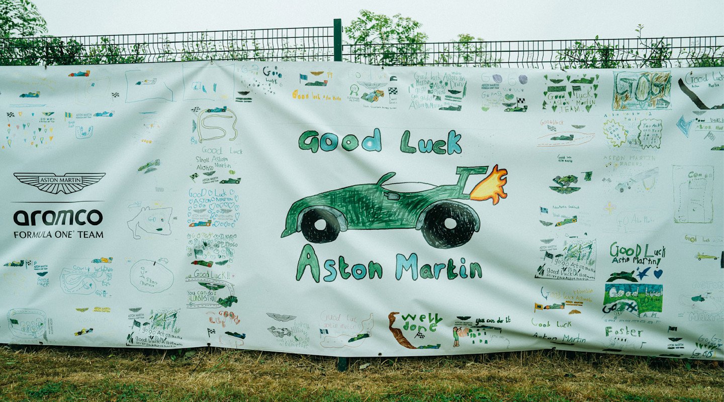 A big thank you to the children of Silverstone Primary School for this heart-warming show of support and creativity.