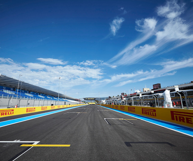 Finishing the lap in France