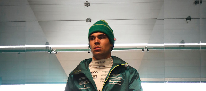 Lance arrives on a cold qualifying day for FP3