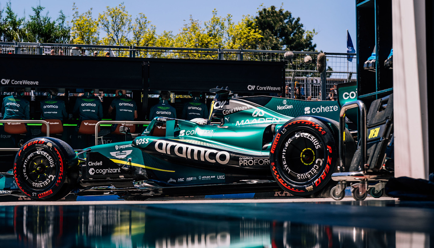 Canadian GP race page Friday header