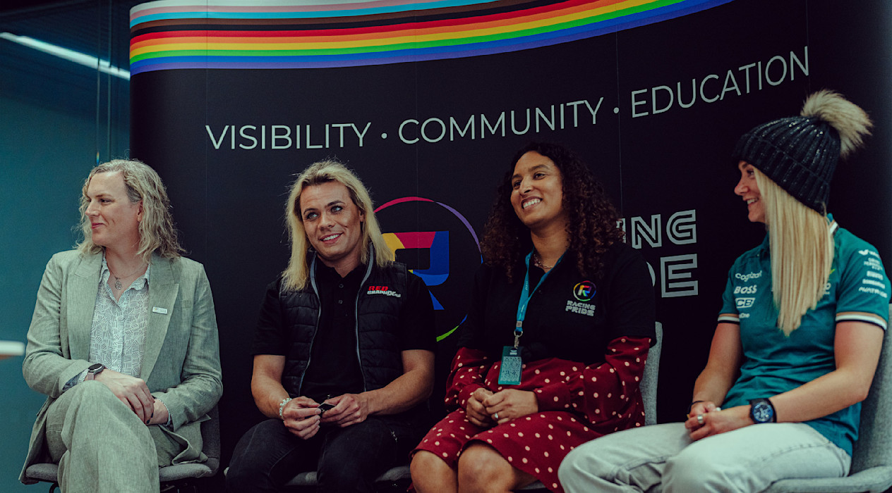 Racing Pride event header
