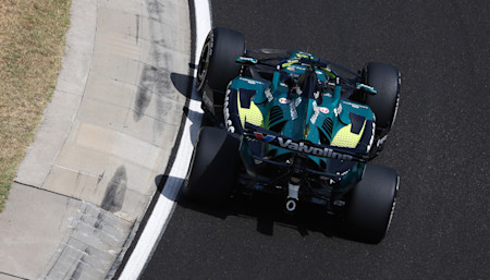 The bodywork package has evolved to improve the feed to the rear of the car and complement the changes to the floor geometry.