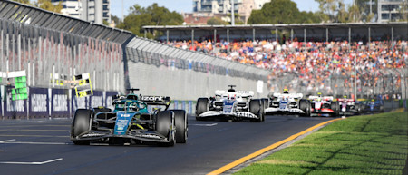 But Lance had to defend hard to retain places, running ninth in the final 10 laps