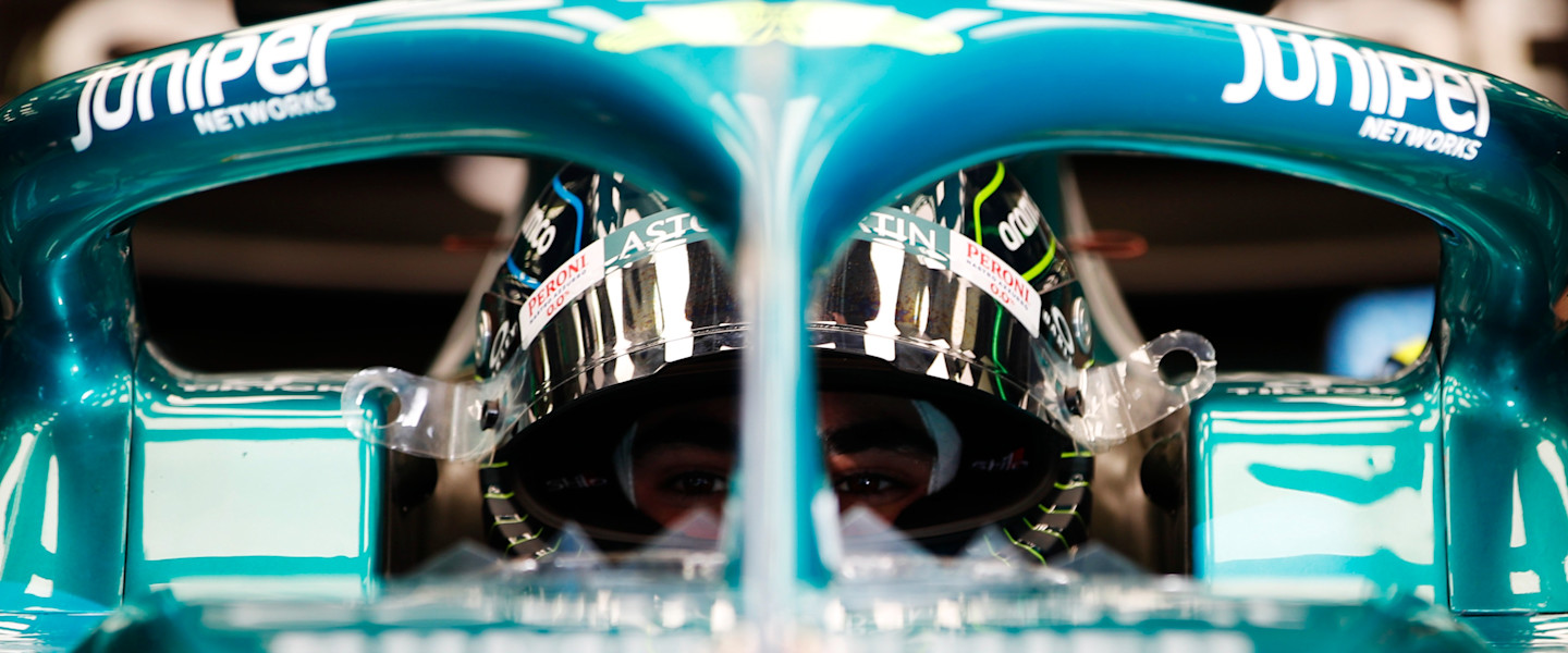 Lance Stroll, Bahrain testing