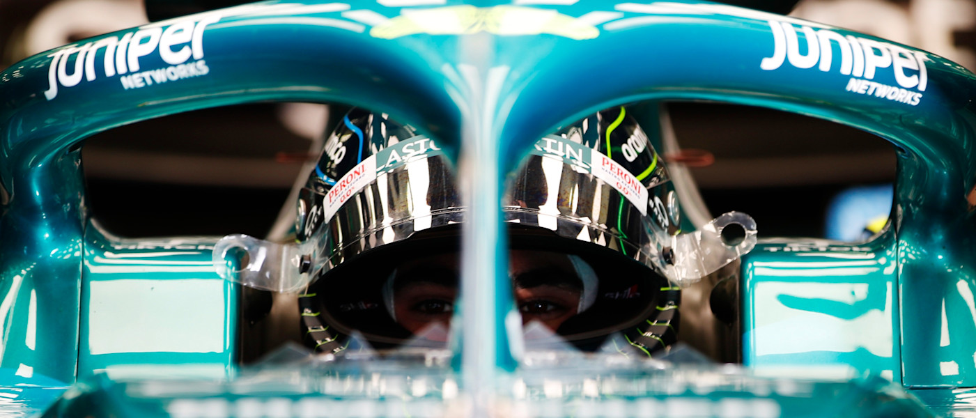 Lance Stroll, Bahrain testing