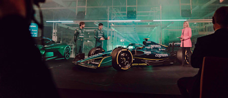 Sky Sports F1's Rachel Brookes quizzes Lance Stroll and Sebastian Vettel about the AMR22