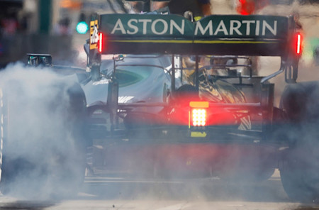Laying down rubber in Bahrain
