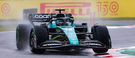 When the race got going, Lance produced an epic opening lap and masterfully picked up seven places before a red flag was thrown.