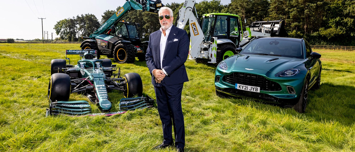 Lawrence Stroll at the Aston Martin Cognizant Formula One™ Team factory groundbreaking