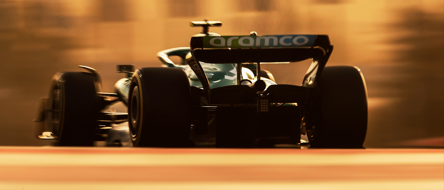 Sebastian in Bahrain testing