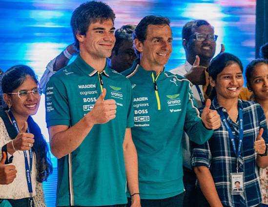 Cognizant India visit portrait