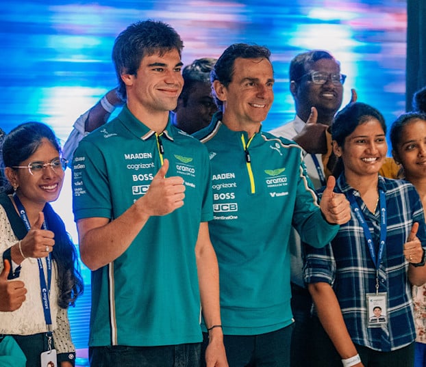 Cognizant India visit portrait