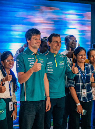 Cognizant India visit portrait