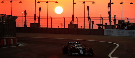 The darkness of FP2 proved more representative as Lance tours the track