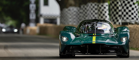 The Aston Martin Valkyrie shines at Goodwood