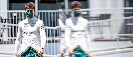 Seeing double: Lance is ready for the Azerbaijan Grand Prix